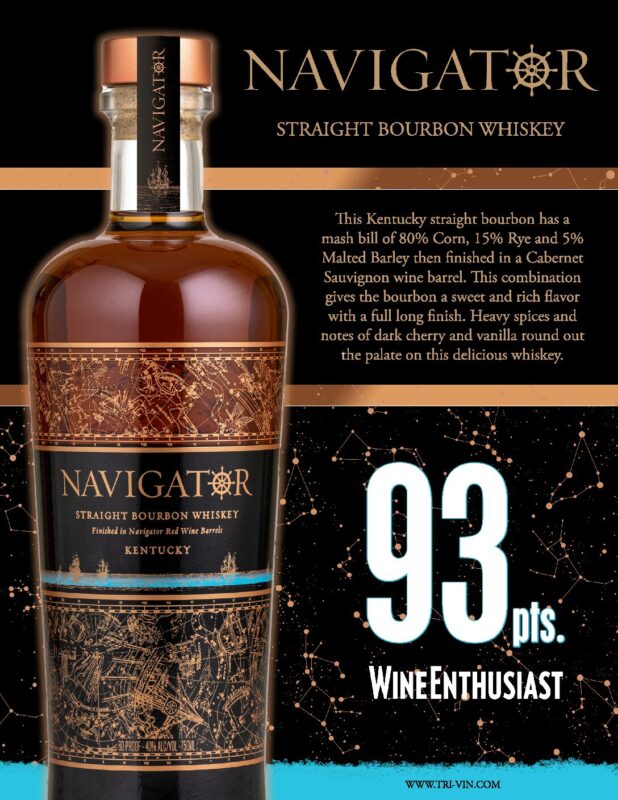 Navigator Straight Bourbon Whiskey (LP4000) 21ss TriVin Imports, Inc