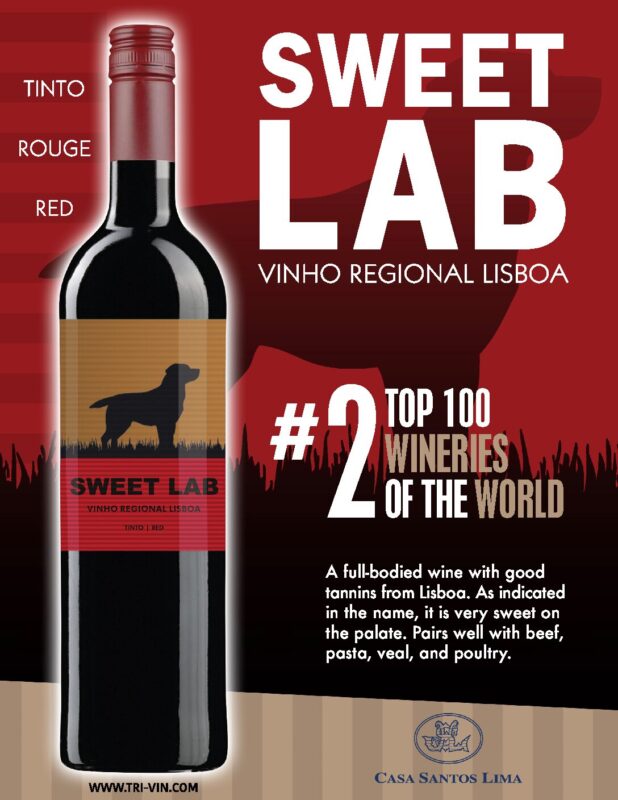 Casa Santos Lima Sweet Lab Red (2016) (P8296) 19ss TriVin Wines And