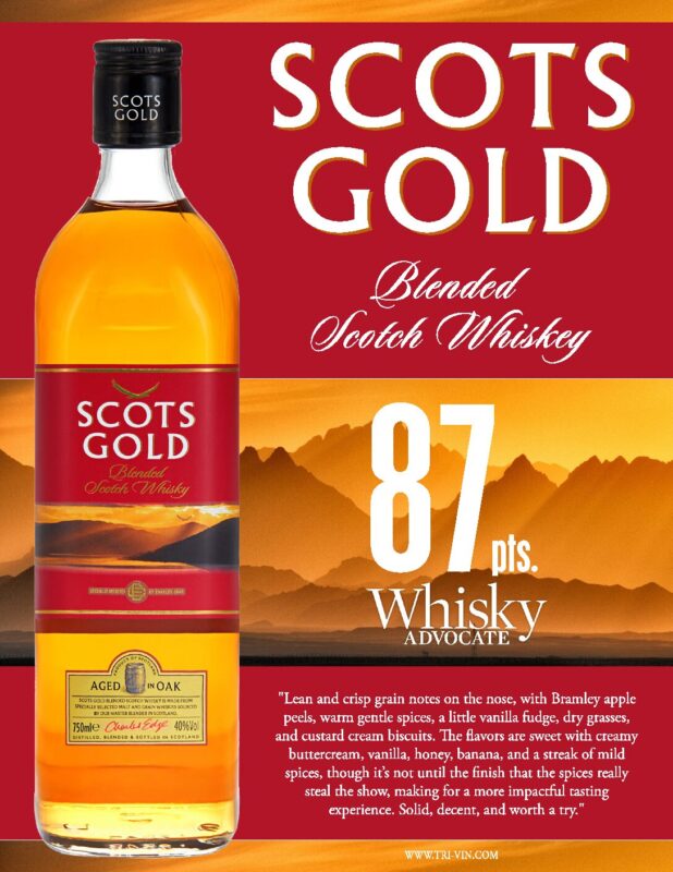 Scots Gold Red Label Blended Scotch Whisky (LP5000) 21ss TriVin