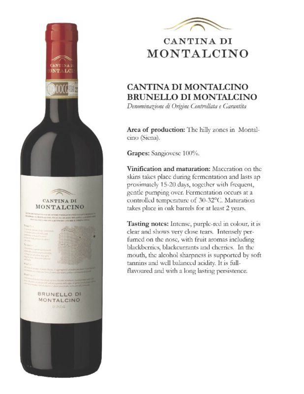 Cantina di Montalcino Brunello di Montalcino