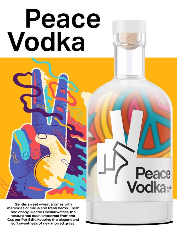 The Alton Distillery Peace Vodka (LP0127) 22ss TriVin Imports, Inc